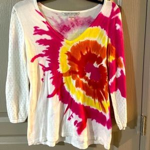 Peter Nygard Womens M Tie Dye Lightweight Sweater